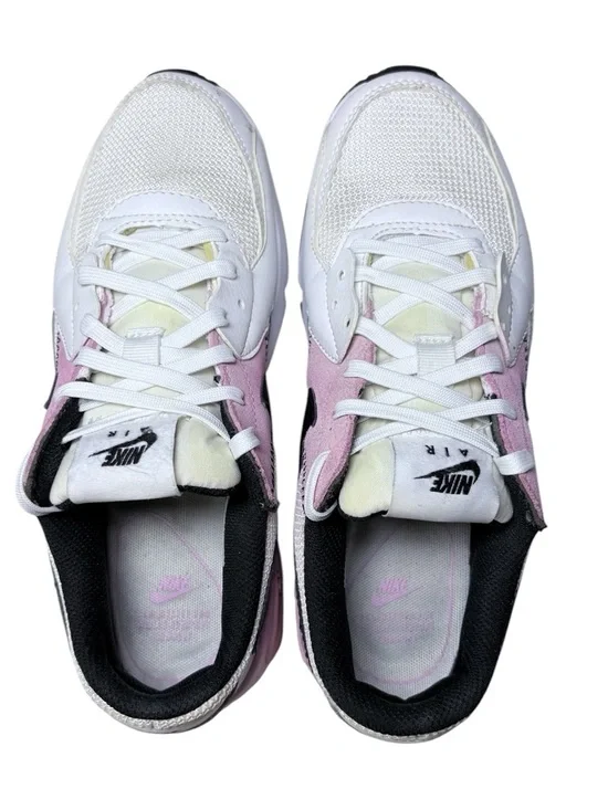 Nike Women's Air Max Excee White Light Arctic Pink Sneakers Black Sz 6 US - Picture 2 of 10